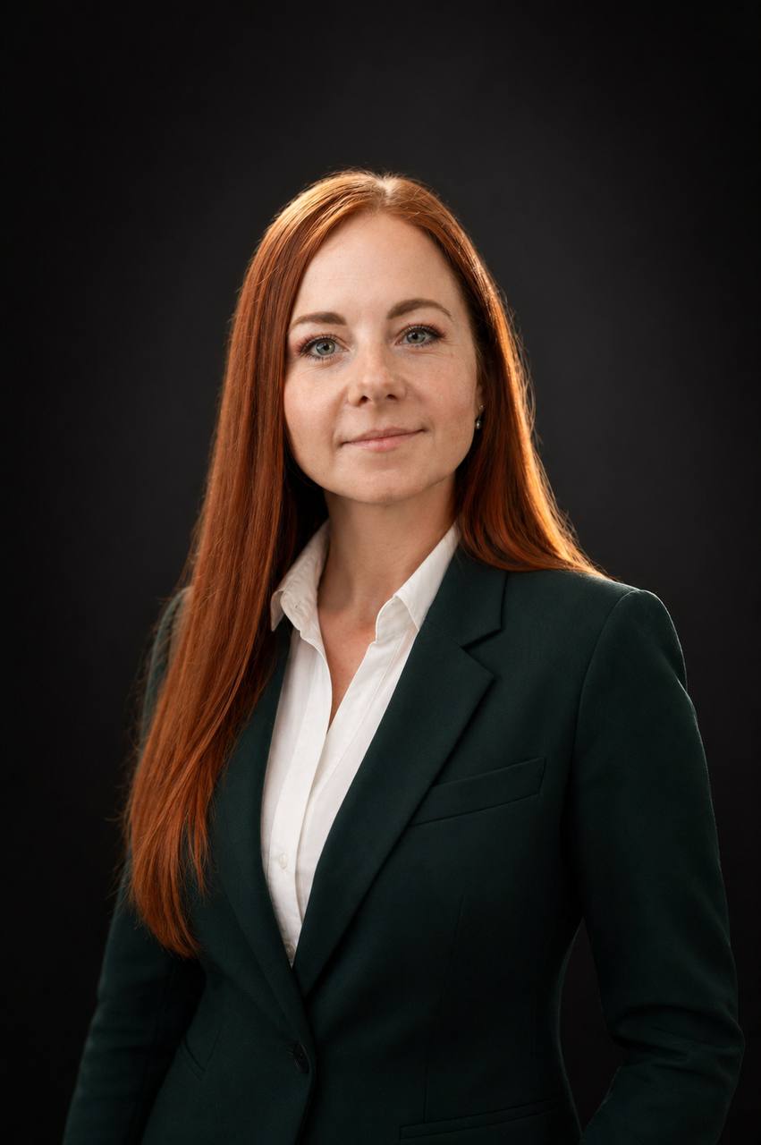 Portrait of Anna Chichkan, business consultant and mentor
